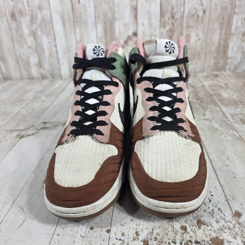 Nike Dunk High Next Nature Toasty Rattan Brown Green DN9909-100 Womens 7 - Picture 2 of 8